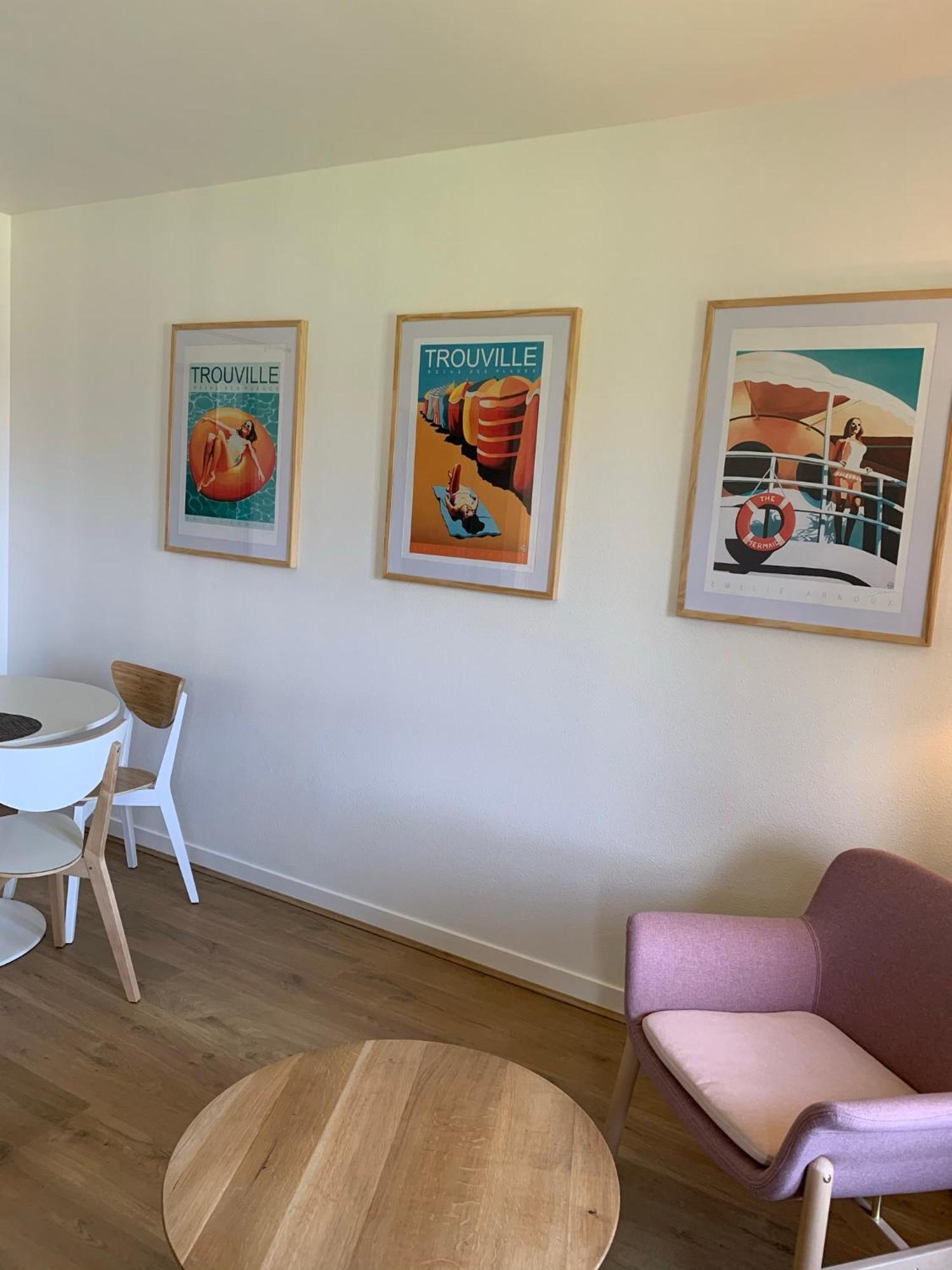 L'Appartement Vue Mer De La Villa Des Rosiers - Trouville Sur Mer 外观 照片